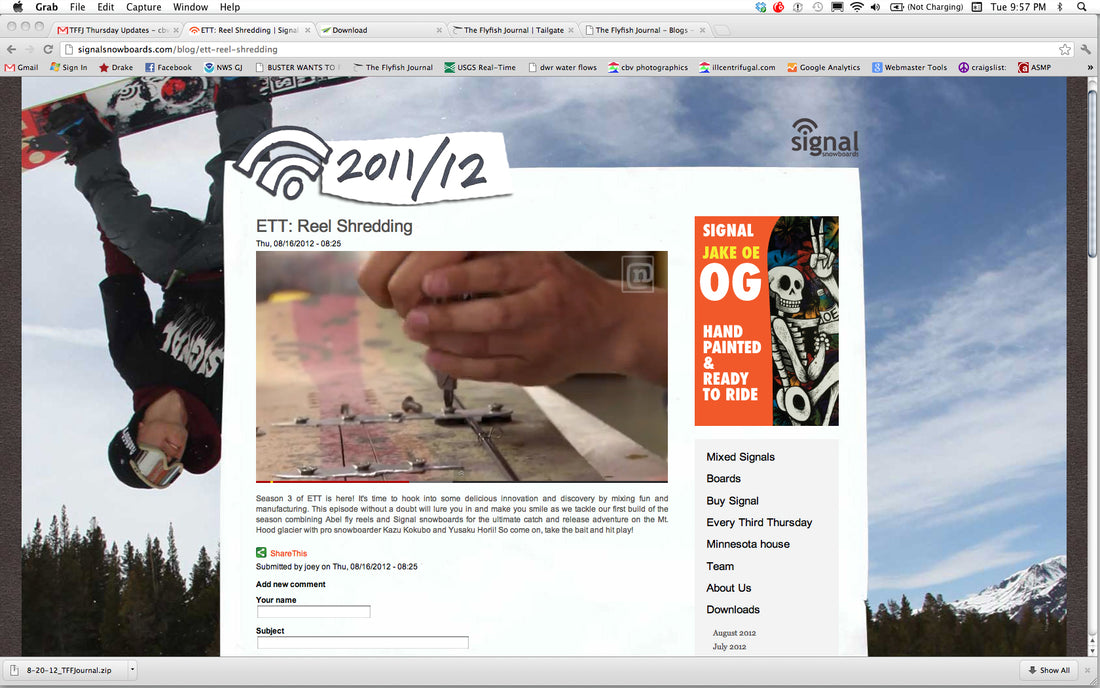 It's A Flyrod. No, It's A Snowboard. No It's A Net.