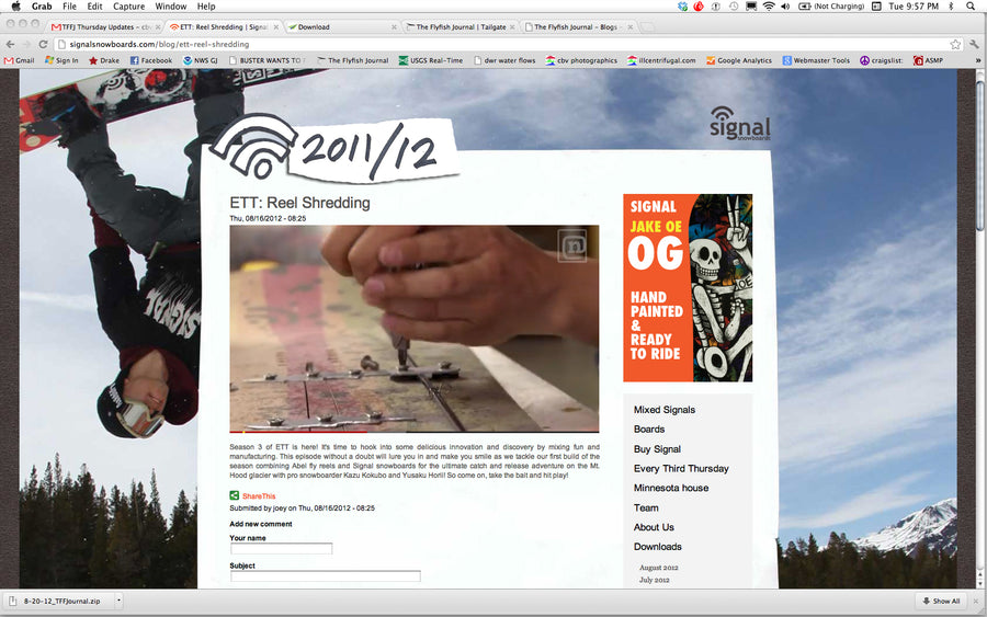 It's A Flyrod. No, It's A Snowboard. No It's A Net.