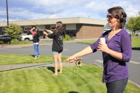 Answer the phone; hammer the nail...