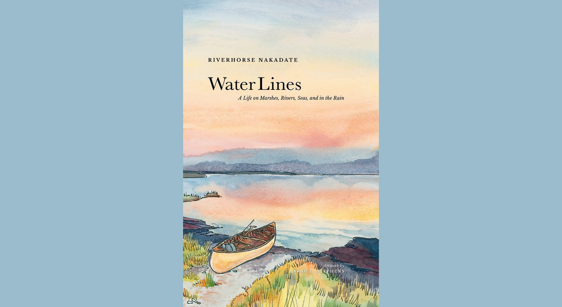 Book cover image of Waterlines, a new book by Riverhorse Nakadate