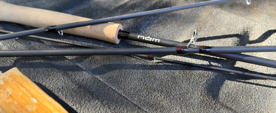 A photo of the NAM VOR rod disassembled on a truck tailgate.