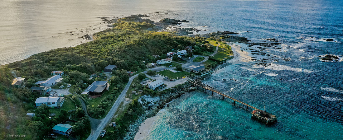 The small fishing village of Kaingaroa. Photo: Jeff Forsee