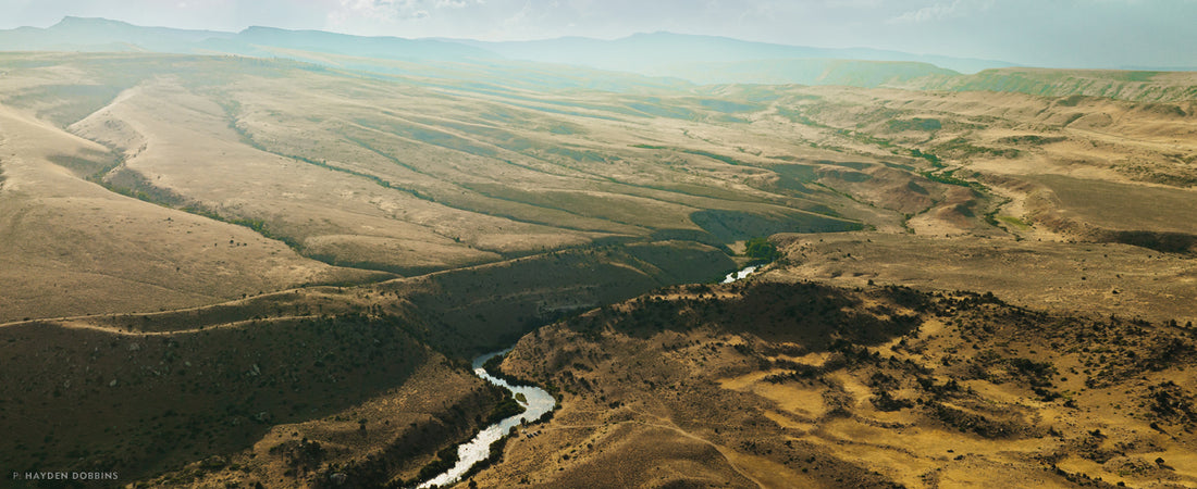 Washakie Reservoir tailwater in the southwest corner of the Wind River Reservation. Photo: Hayden Dobbins