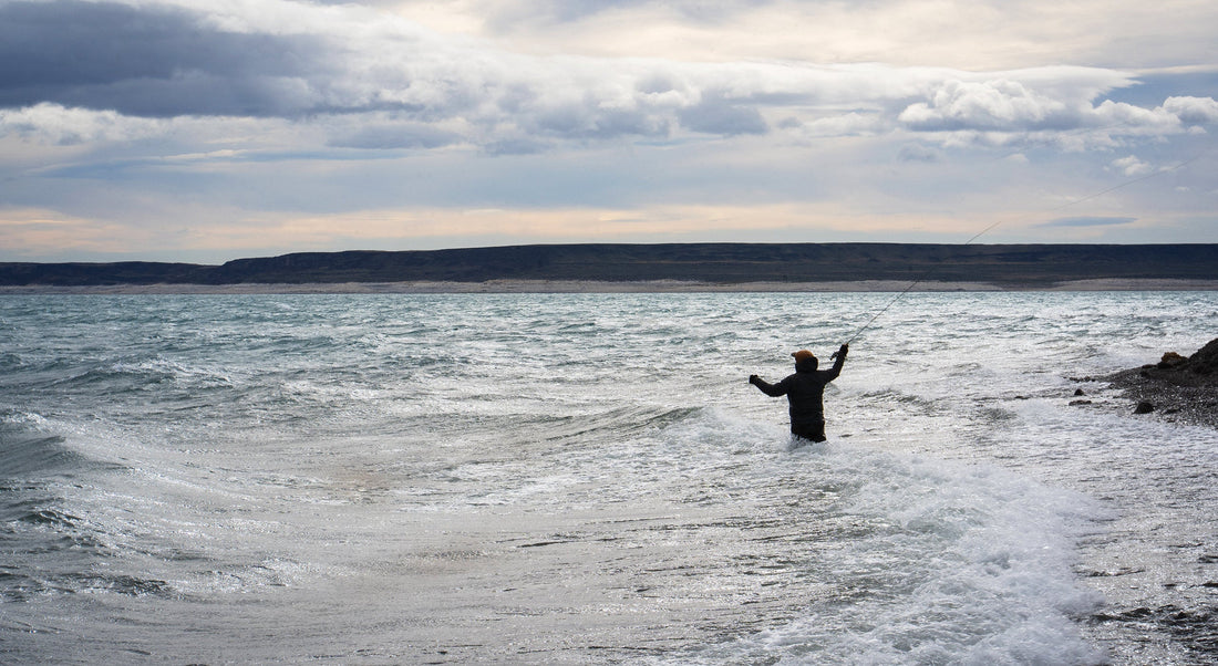 The Flyfish Journal editor Jason Rolfe sends one into the expansive waters of Jurassic Lake, Argentina, which is formally called Lago Strobel.