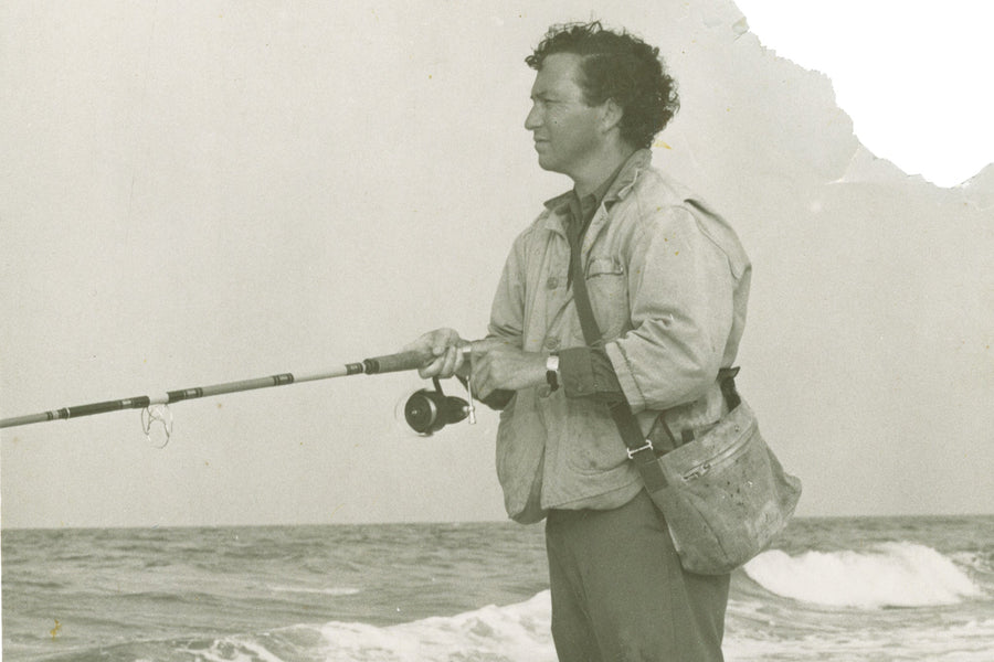 Nick Lyons, Fire Island Bay, NY, circa1980. Photo: Mari Lyons