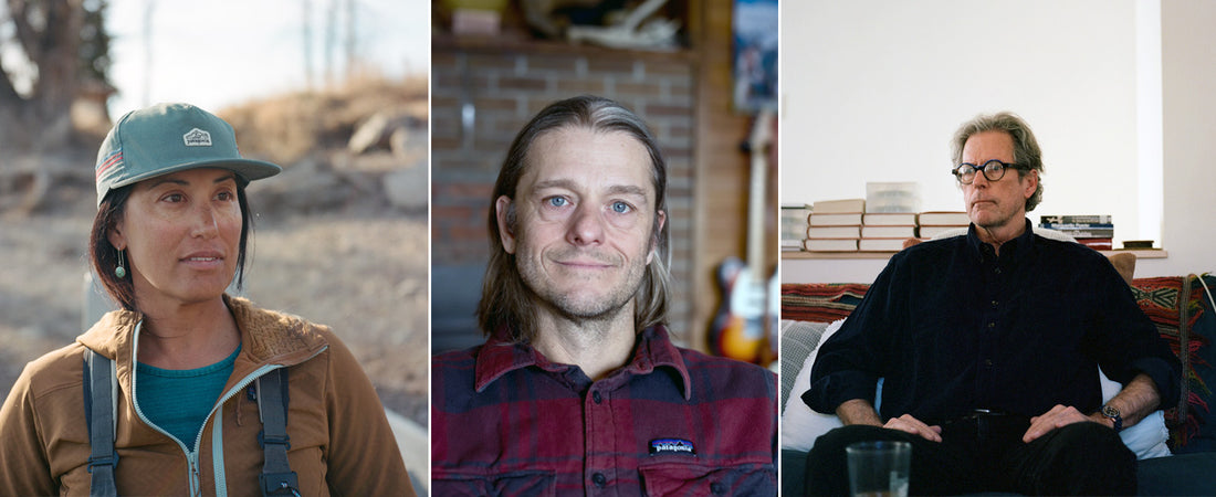 Hilary Hutcheson, Shane Anderson, and David James Duncan. Photo: Copi Vojta