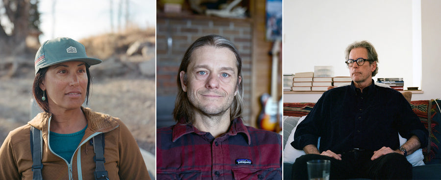 Hilary Hutcheson, Shane Anderson, and David James Duncan. Photo: Copi Vojta