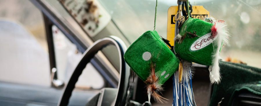 flyfishing, scott fuzzy dice, scott fly rod fuzzy dice