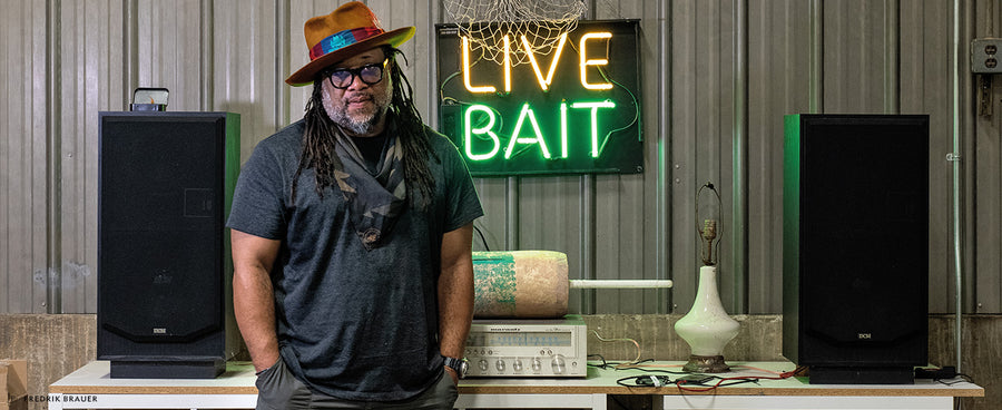 Michi Meko in studio