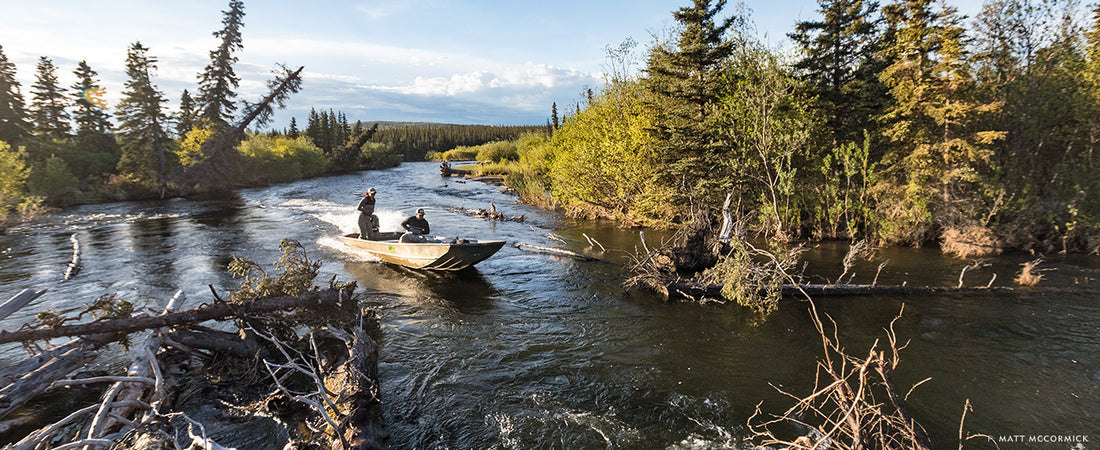 Camille navigates a section of Alaska’s Nushagak River called “Dukes of Hazzard."