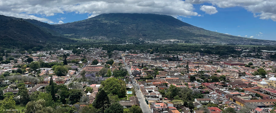 Guatemala city and landscape.