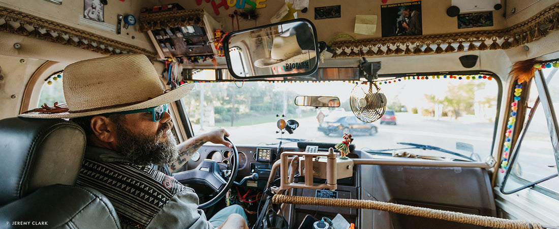 Jay Johnson in truck