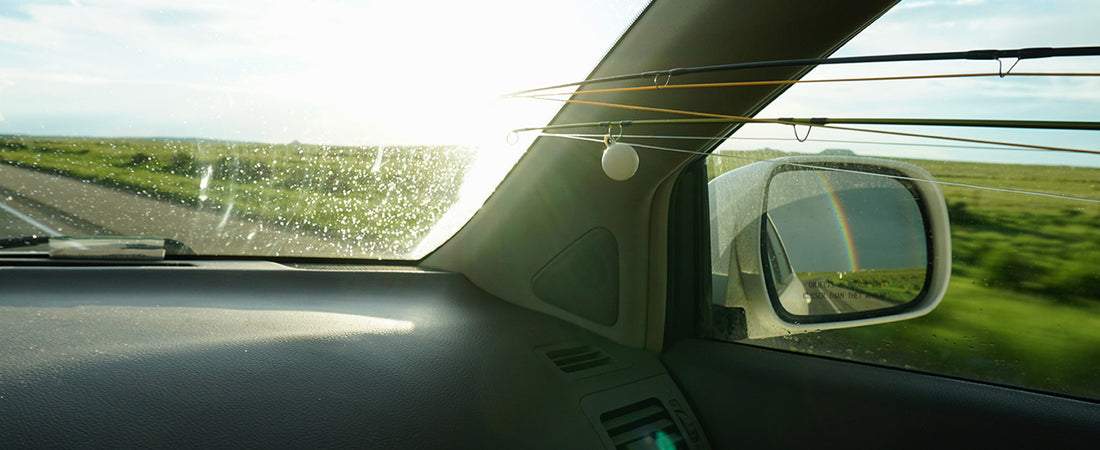 Blue Sky Ahead, Gray Storm Behind