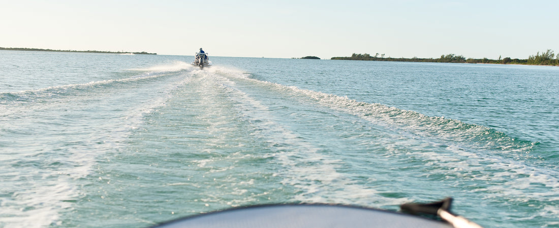 Headed out flyfishing in the Bahamas.