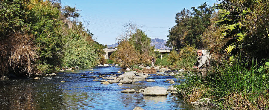 Los Angeles River flyfishing