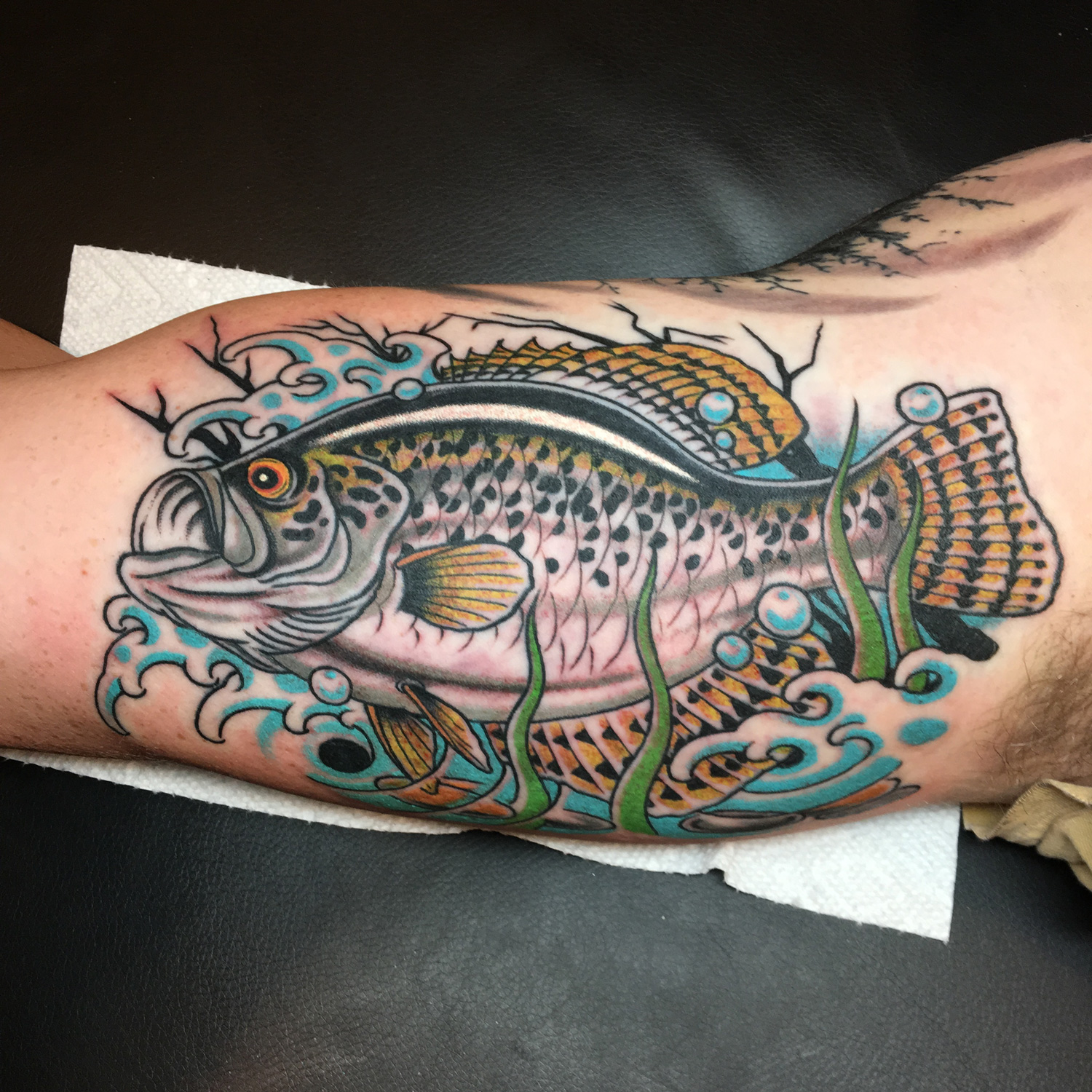 Samurai and Japanese Temple Tattoo Design with Koi Fish | AI Art Generator  | Easy-Peasy.AI